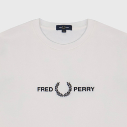 Футболка Fred Perry Embroidered Logo White