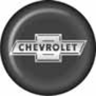 Наклейки  на колпаки D-6см - "Chevrolet" (объемная) голографическая (черный фон) (кт4шт) 04684