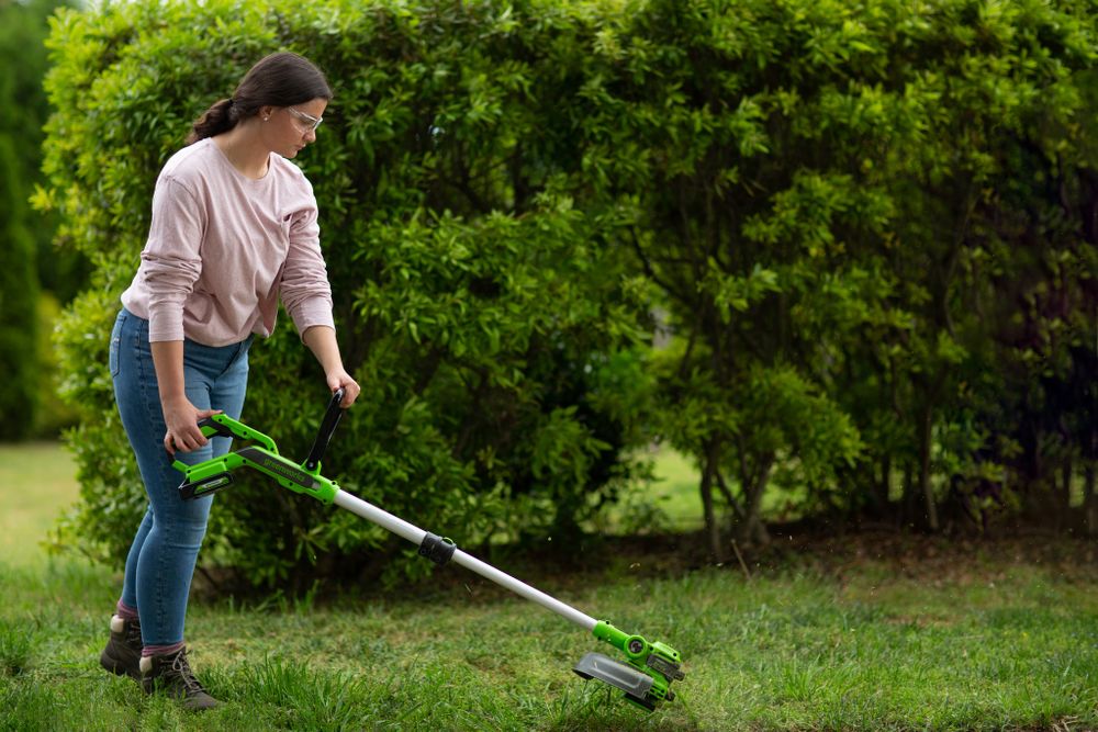 Триммер аккумуляторный Greenworks G24LT301, 24V, 30 см, без АКБ и ЗУ (2113207)