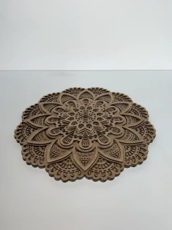 3D раскраска по номерам Мандала Манри