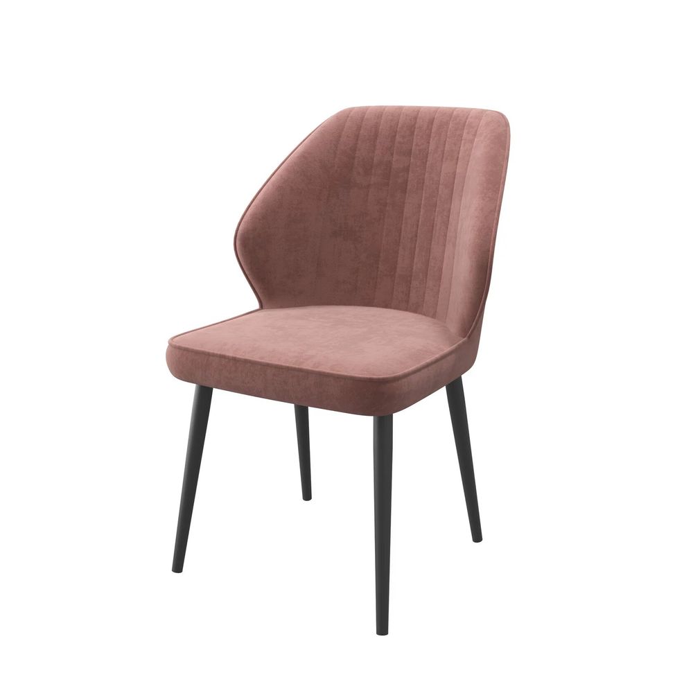 Стул MICHAEL, ЧЕРНЫЙ/ROSE LUX b36