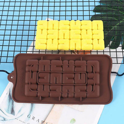 Форма силиконовая для шоколада «Плитка лабиринт»