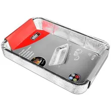 Алюминиевые поддоны-жиросборники большие, 33х23x5, 10 шт., Weber
