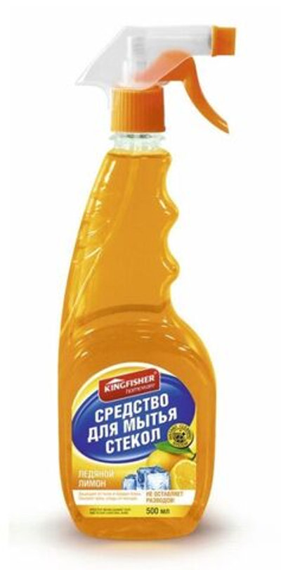 KINGFIHER Ср-во д/мытья стёкол Сочный апельсин 500мл