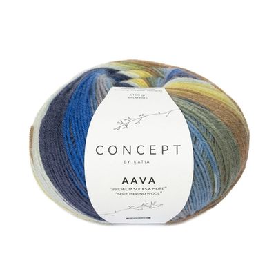 AAVA SOCKS & MORE (75% шерсть, 25% полиамид) 400м/100 гр
