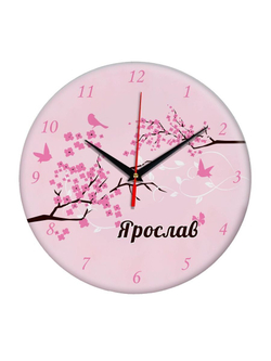 Часы именной подарок "Ярослав"