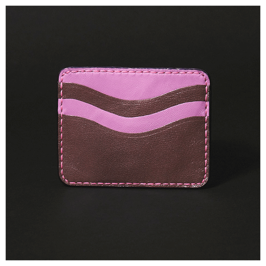 Кожаный картхолдер «Зайчики»