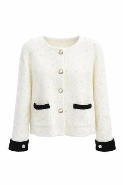 ITALY K (COSMODA) кардиган - белый