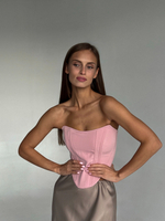 Корсет розовая пудра