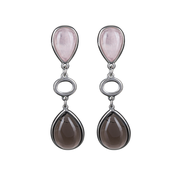 Серьги Possebon Q.Rose, Obs Fume A0585.7.11 S