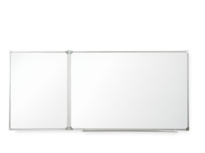 Двухэлементная(Л) магнитная полимерная школьная доска 2700х1200 (маркерная)