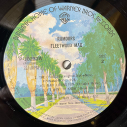 Винтажная виниловая пластинка LP Fleetwood Mac Rumours (Japan 1977) (No Obi) The Chain