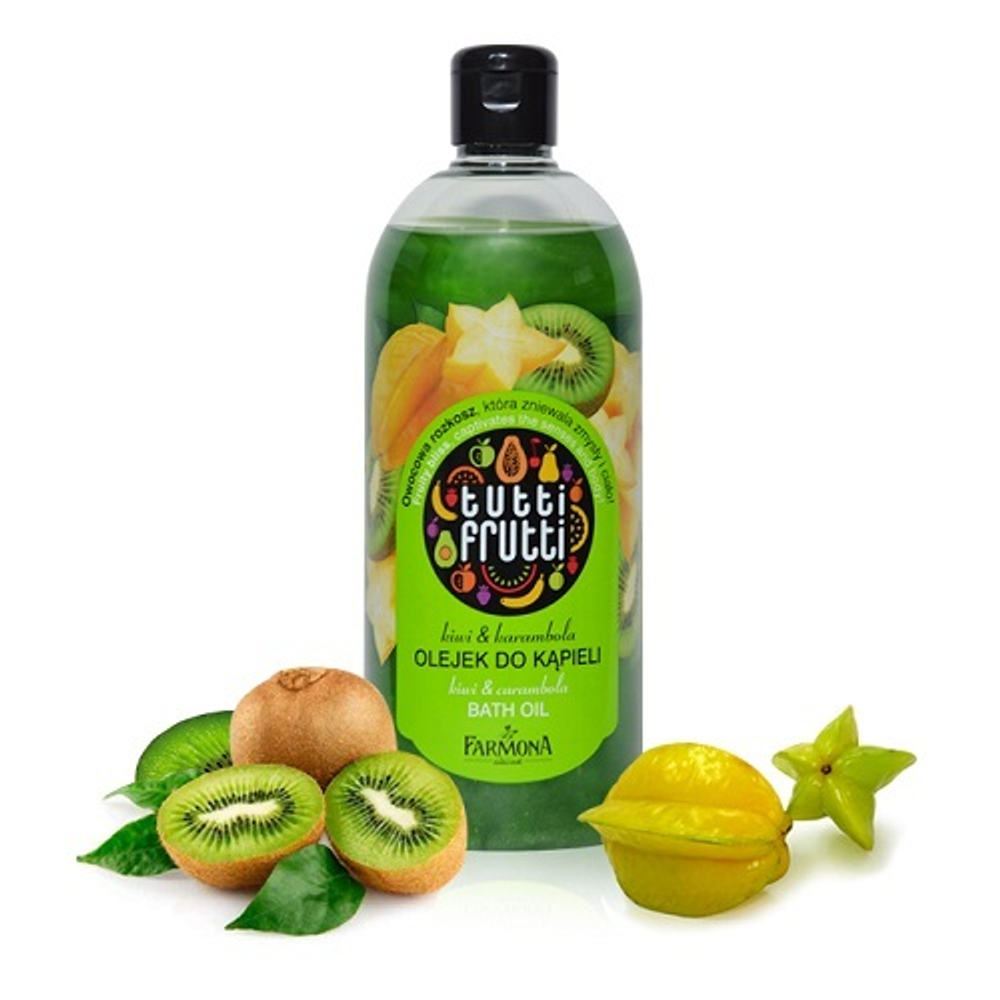 Пена для ванны Киви&Карамбола с мерцающим эффектом Farmona Tutti Frutti 500мл