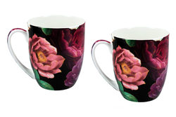 Набор кружек 2шт 380мл Carmani Розы