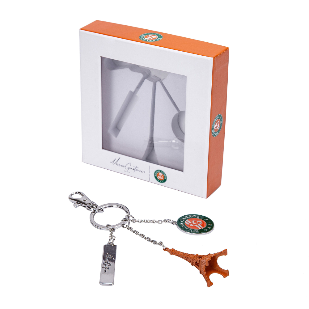 Brelok Roland Garros Metal Eiffel Tower