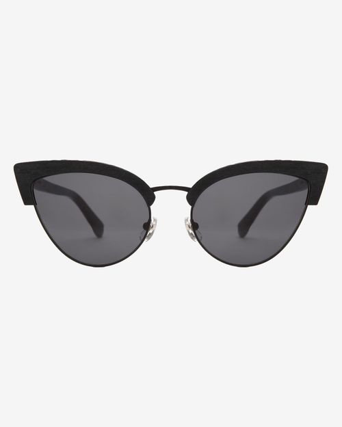 Очки солнцезащитные Spunky Marta 7 Black wood. dark grey lens