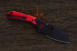 Нож складной CJRB Caldera, клинок 90мм, сталь AR-RPM9, рукоять G10 красный