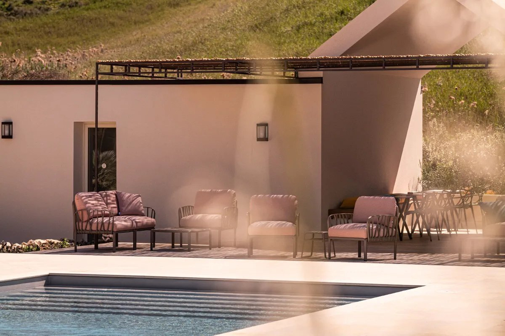 Столик пластиковый кофейный Nardi Komodo Tavolino, тортора