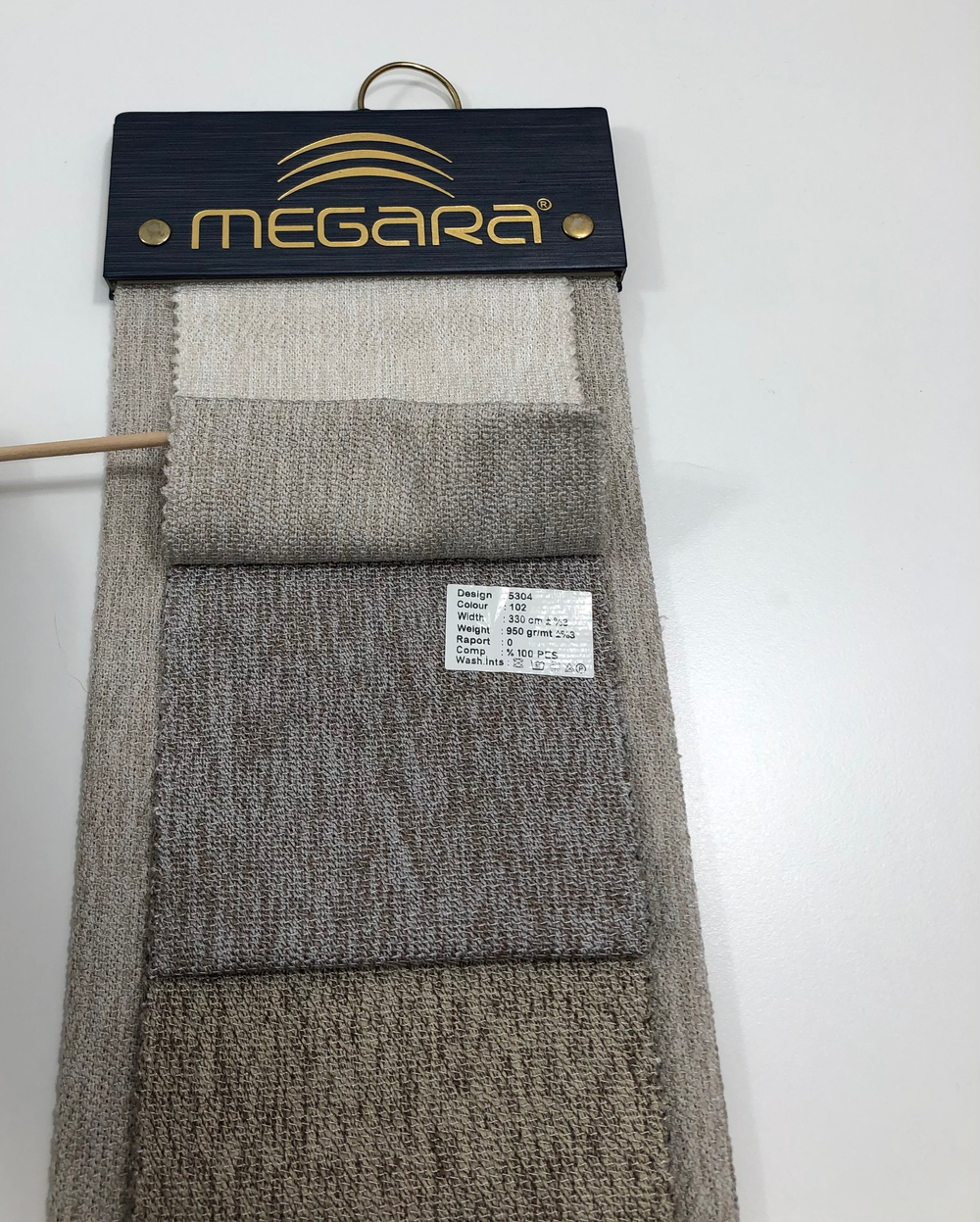 Портьерная ткань Megara арт. 5304 (высота 330 см)