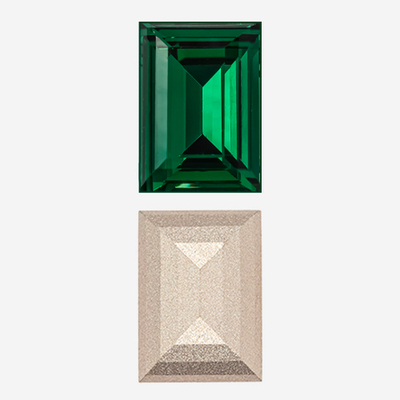 кп18-e Кристалл прямоугольник 18*13мм, emerald