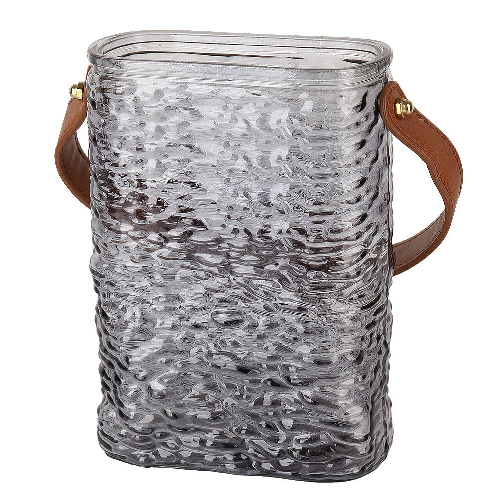 Ваза "Сумочка" h=17,5см, v=1200мл (стекло) (индивидуальная упаковка)