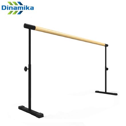 Мобильный хореографический станок однорядный регулируемый по высоте поручень из сосны 1500 мм