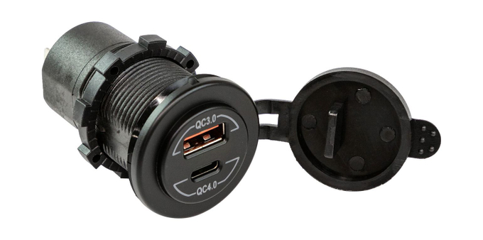 Разъем USB QC3.0 5в 2.4А и USB QC4.0