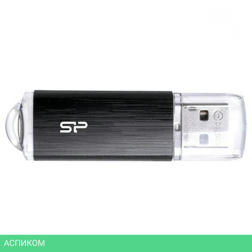 USB Flash-накопитель Silicon-Power Ultima U02 32GB черный (SP032GBUF2U02V1K)