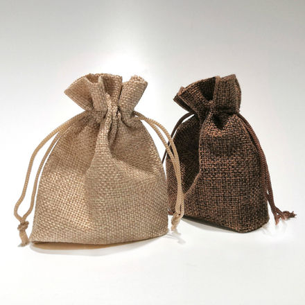Мешочек джутовый