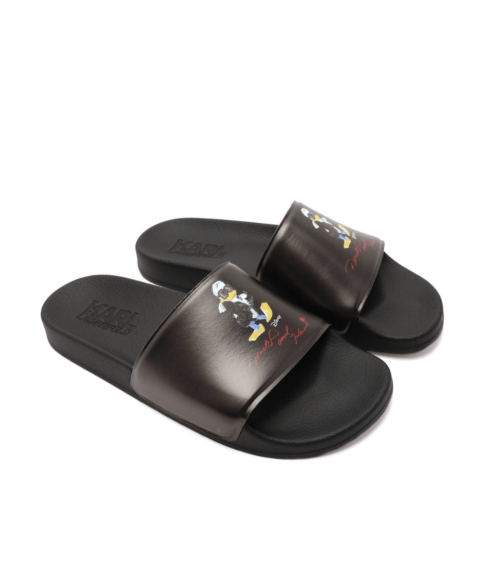 Шлепанцы KONDO KL X DD Slide Karl Lagerfeld - черный(KL97903)