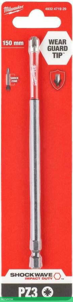 Бита Milwaukee Shockwave PZ3 150мм (4932471929)