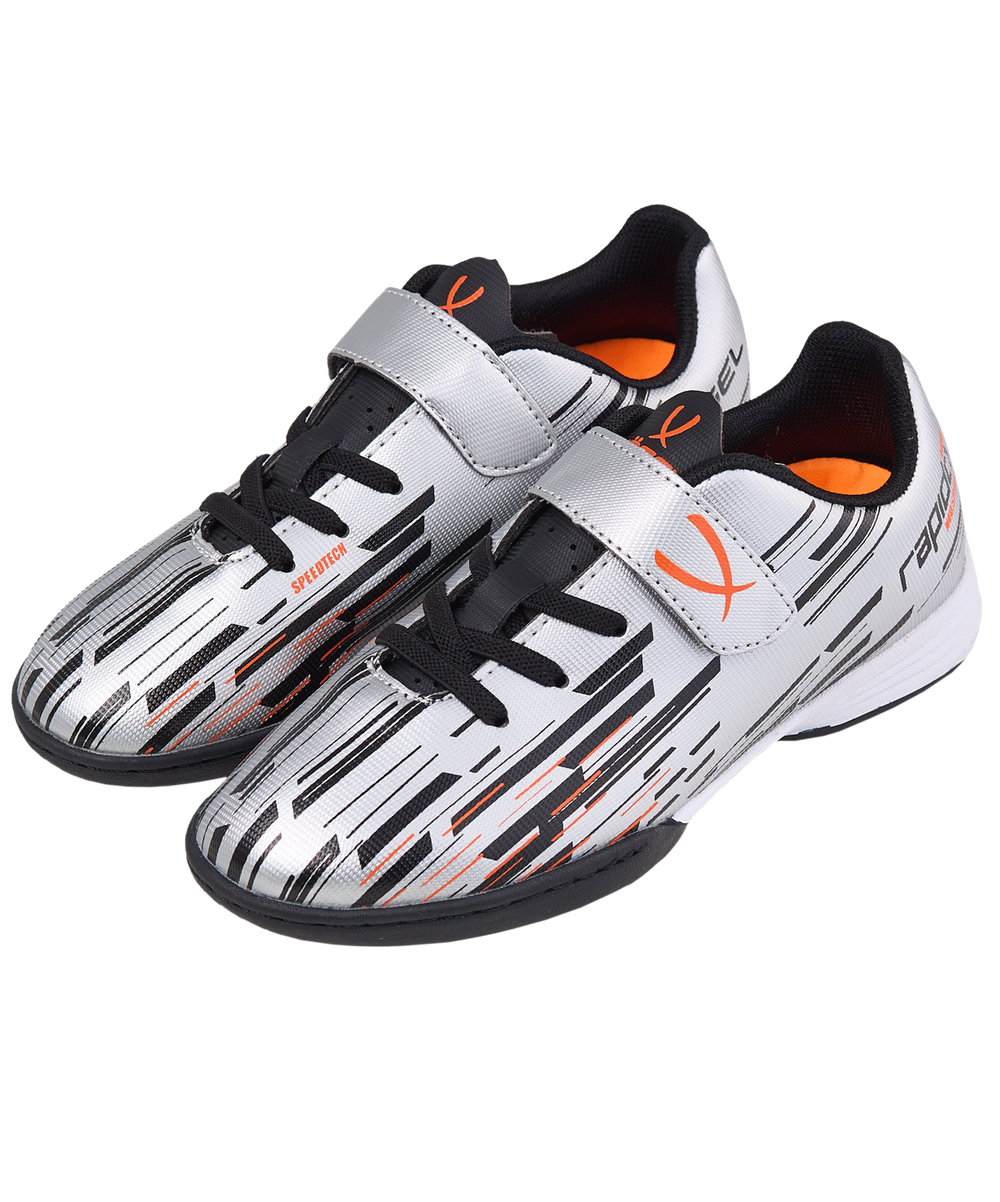 Бутсы зальные Rapido IN Silver/black, детский