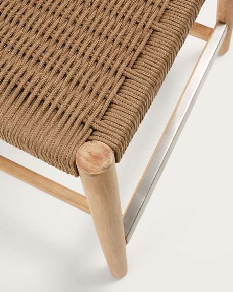 Полубарный стул Glynis, 62 см, массив эвкалипта