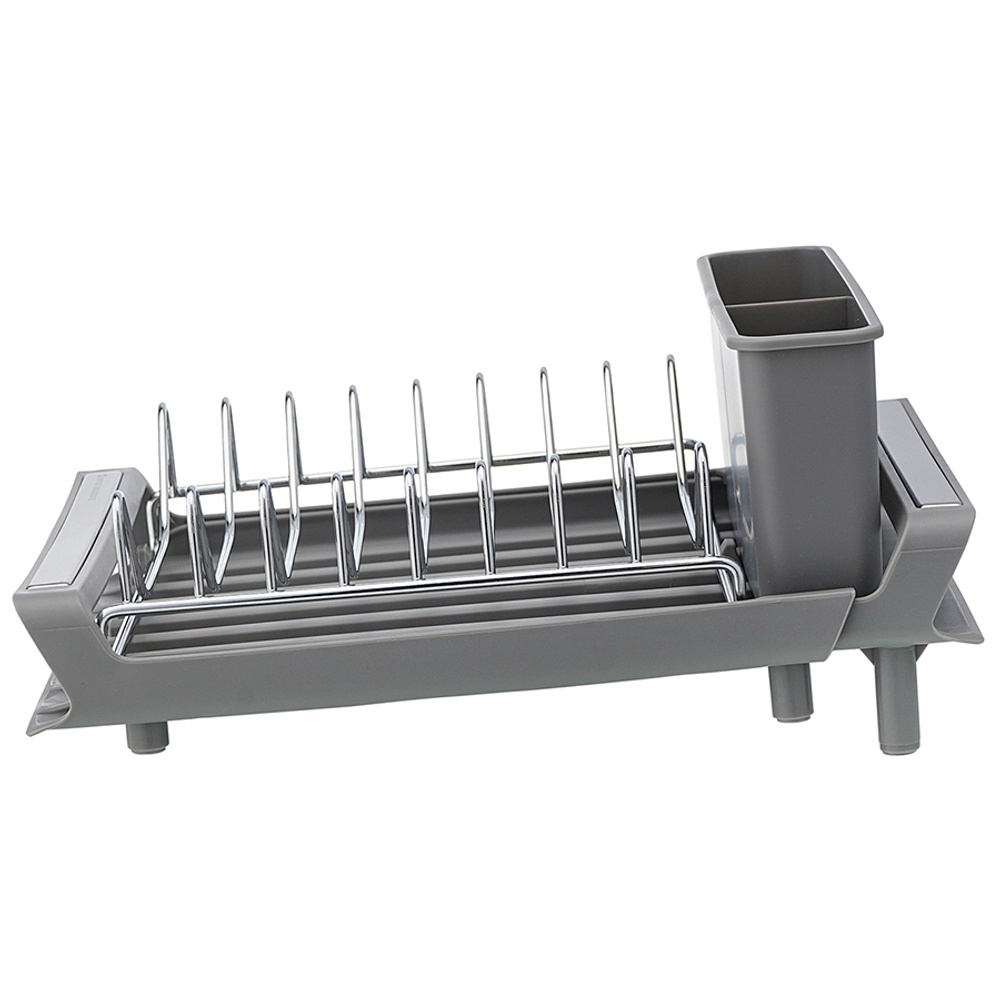Сушилка для посуды atle раздвижная малая, серая