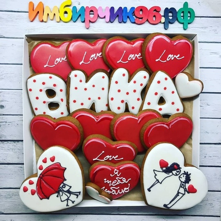 Имбирные пряники Имена Виктория