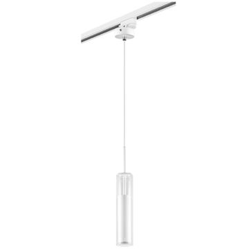 Подвесной трековый однофазный светодиодный светильник L1T756016 матовый белый Cilino Lightstar