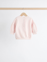 Свитшот и спортивные брюки в комплекте для малышей Next Q94-947, Розовый, Кремовый