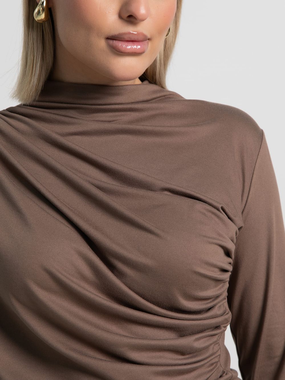 Лонгслив Тайна сердца (коричневый) Б15510-7М LT Collection