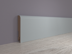 Плинтус МДФ ламинированный Лука Пл 100-10МДФ.2400.24067 скай грей 16x100х2400 мм