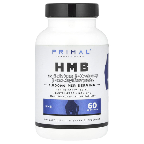 PrePrimal, HMB, 120 капсул (500 мг на капсулу)