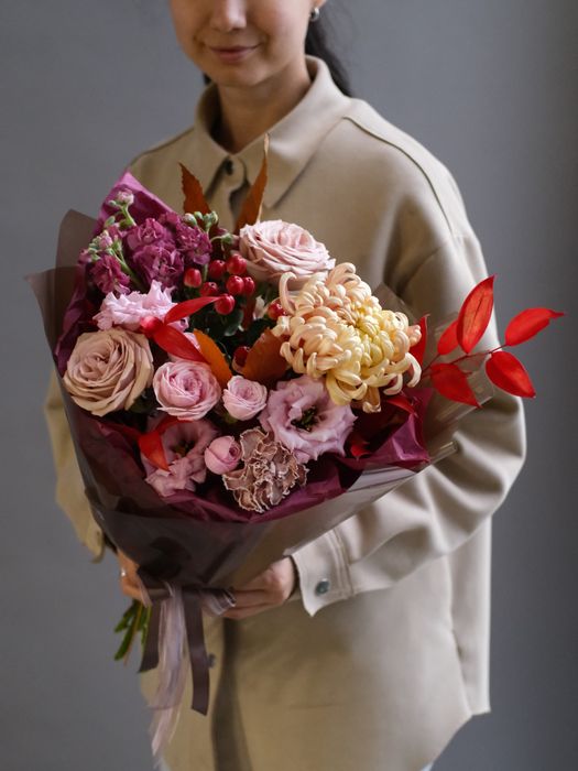 Букет &quot;Осенний вальс&quot;, размер S
