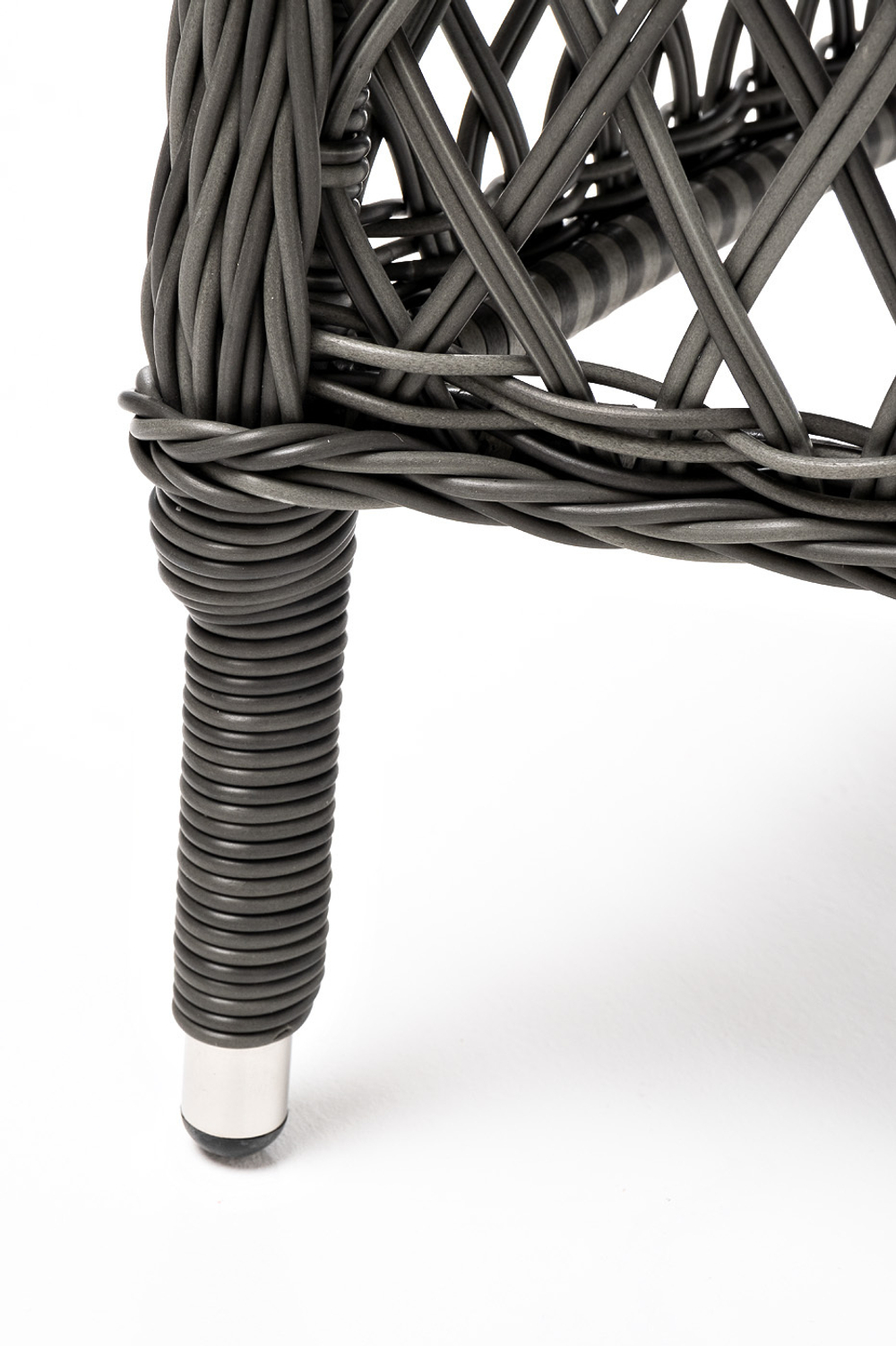 "Сицилия" плетеный стул из искусственного ротанга, цвет графит