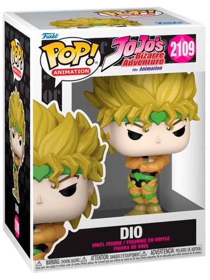 Фигурка Funko POP! Animation JoJo's Bizarre Adventure Dio (2109) 88462 / Фигурка Фанко ПОП! по мотивам аниме "Невероятные приключения ДжоДжо", ДИО