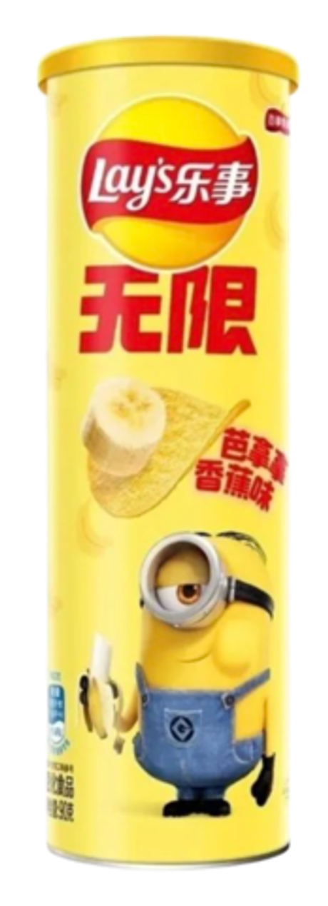 Картофельные чипсы Lay's Stax Minions со вкусом банана