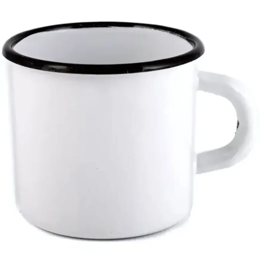 Кружка эмалированная 0,25л белая 40104-022/4