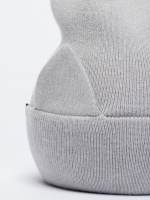 Шапка хлопковая вязаная КИС(Жемчужно-серый)