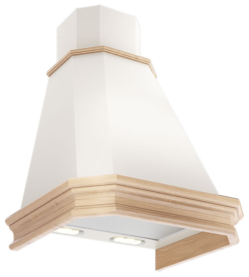 Навесная вытяжка Elikor Пергола 60П-650-П3Л бежевый/дуб