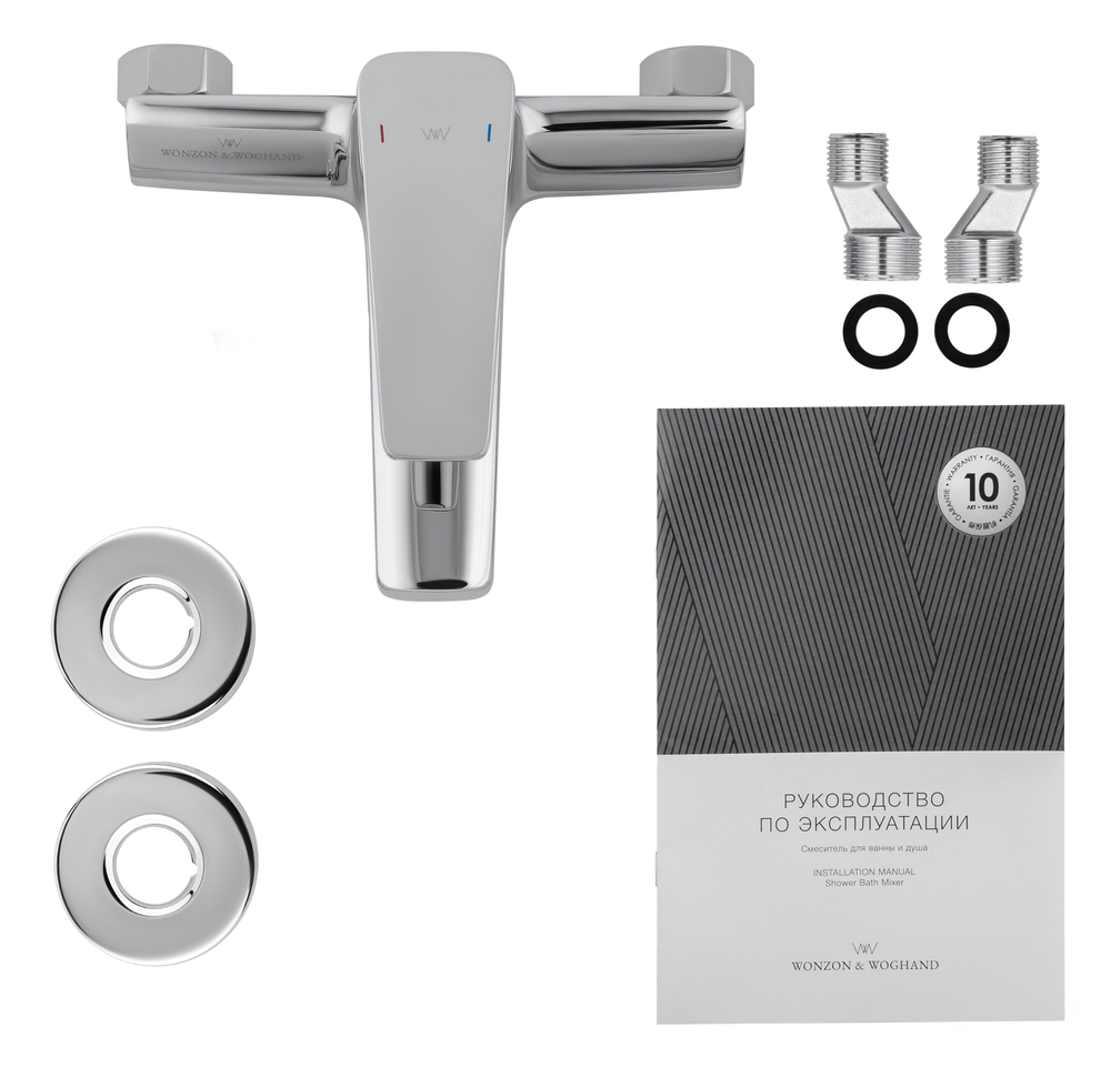 Смеситель для ванны WONZON & WOGHAND ATHENS, Хром (WW-083101-CR)
