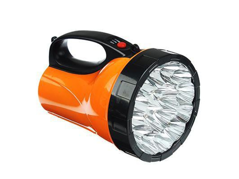 Фонарь прожектор ЕРМАК 18 ярк LED 3*ААА 17x11см вилка 220В
