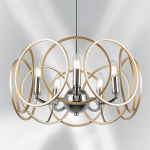 713053 Люстра REGOLO 5х40W E14 ХРОМ/ЗОЛОТО